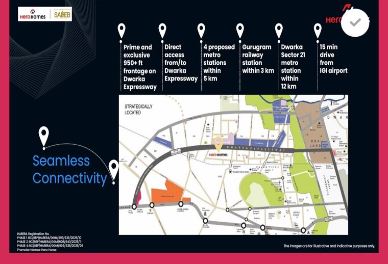 Master Plan, hero-homes-palatial 4 Bedroom 3460 Sq.Ft. Apartment In Sector 104 Gurgaon 10612804