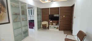 Living Room in 2 BHK Apartment at Om Sai Plaza, Ghodbunder Road – for Rent