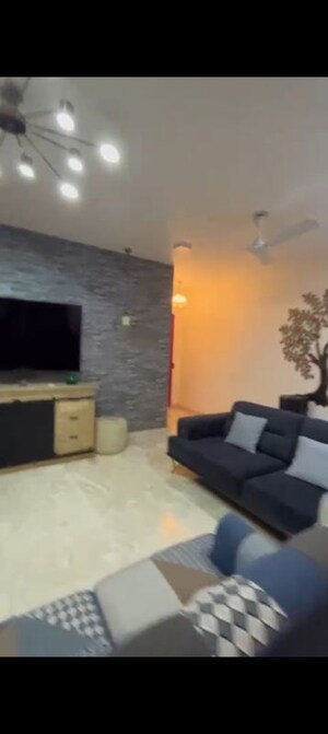 Living Room in 3.5 BHK Apartment at Hiranandani Estate, Ghodbunder Road – for Rent