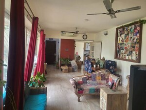 Living Room in 2 BHK Apartment at Marvel Zephyr, Kharadi – for Rent