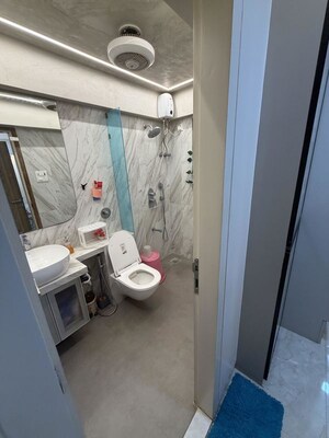 Bathroom in 2 BHK Apartment at Drishti Heights, Andheri East – for Sale