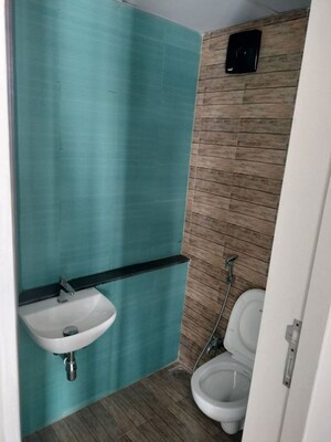 Bathroom in 1 BHK Apartment at Lodha Crown Quality Homes, Majiwada – for Rent