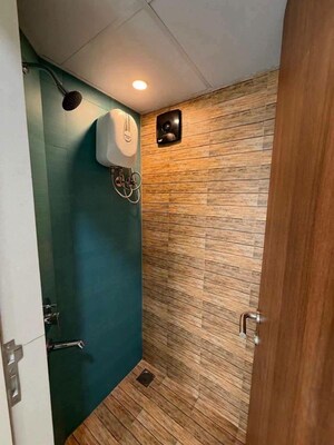 Bathroom in 1 BHK Apartment at Lodha Crown Quality Homes, Majiwada – for Rent