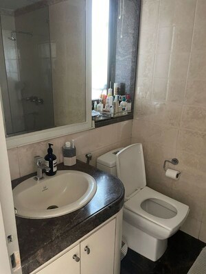 Bathroom in 3 BHK Apartment at Colaba – for Rent