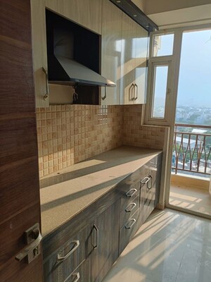 Kitchen in 3 BHK Apartment at Shalimar Oneworld Vista, Gomti Nagar – for Rent