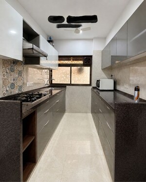 Kitchen in 1 BHK Apartment at Bandra West – for Rent