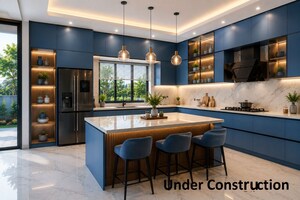 Kitchen in 4 BHK Villa at Vazhakkala – for Sale