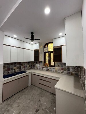 Kitchen in 3 BHK Builder Floor at Rajouri Garden – for Rent