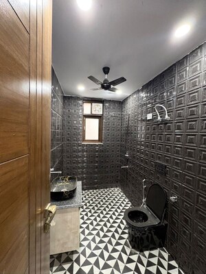 Bathroom in 3 BHK Builder Floor at Rajouri Garden – for Rent