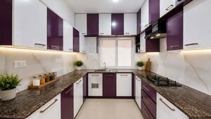 Kitchen in 3 BHK Apartment at Candeur Carlisle, Mahadevpura – for Sale