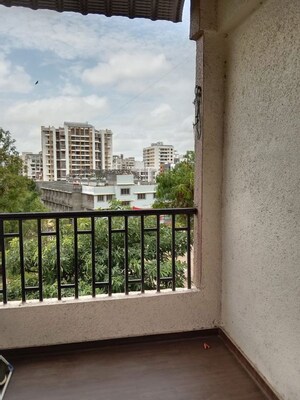 Balcony in 2 BHK Apartment at Pristine Fontana, Bavdhan – for Rent