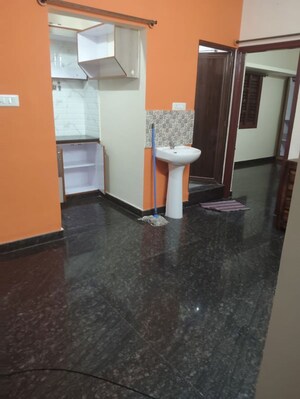 Staircase in 1 BHK Independent House at Maruthi Layout – for Rent