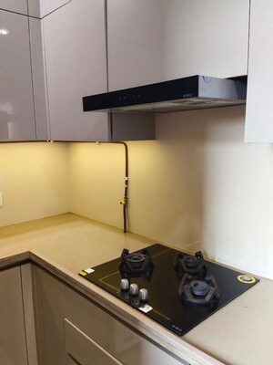 Kitchen in 1 BHK Apartment at One Hiranandani Park, Ghodbunder Road – for Sale