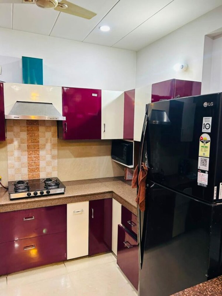 Kitchen, ambala highway 3 Bedroom 1850 Sq.Ft. Apartment In Ambala Highway Zirakpur 10613153