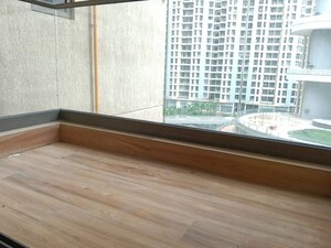 Balcony in 1 BHK Apartment at Lodha Amara, Kolshet Road – for Rent