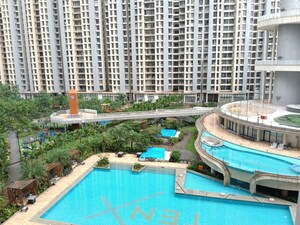 Balcony in 1 BHK Apartment at Lodha Amara, Kolshet Road – for Rent