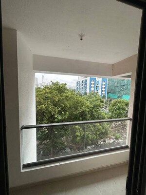 Balcony in 2 BHK Apartment at Kanifnath Archana Paradise, Mohammadwadi – for Rent