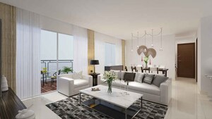 Living Room in 3 BHK Penthouse at Gagan Avencia, Kharadi – for Sale