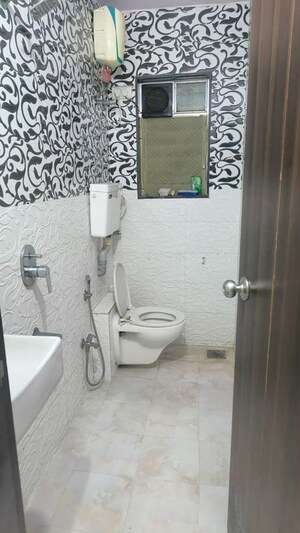 Bathroom in 1 BHK Apartment at Fatima Amazing Grace, Santacruz East – for Rent