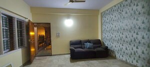 Living Room in 1 BHK Independent House at Rt Nagar – for Rent