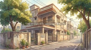  Apartment – Exterior View View at Railway Station Area - for Sale