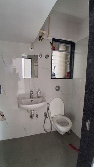 Bathroom in 2 BHK Apartment at Neelyog Virat, Malad East – for Rent