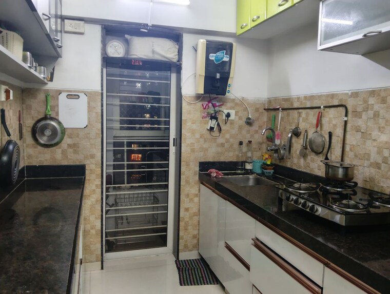 Kitchen, micro-srishti 2 Bedroom 580 Sq.Ft. Apartment In Bhandup West Mumbai 10519559