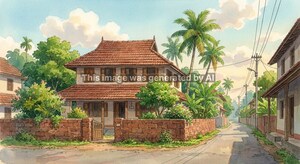  Independent House – Exterior View View at Therumadam - for Sale