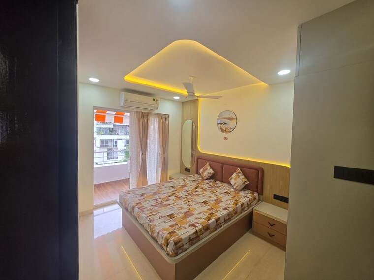 Bedroom, rohan-mithila 3 Bedroom 1600 Sq.Ft. Apartment In Viman Nagar Pune 10613684