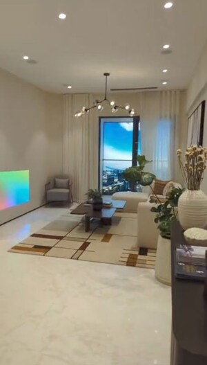Living Room in 3.5 BHK Apartment at Sattva Sumera, Parel – for Sale
