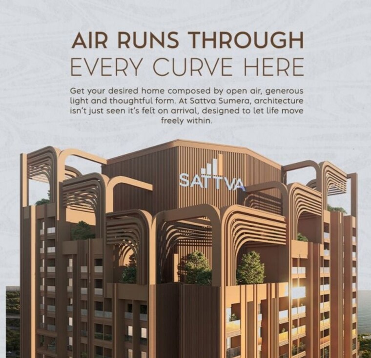 Exterior View, sattva-sumera 3.5 Bedroom 1507 Sq.Ft. Apartment In Parel Mumbai 10613682