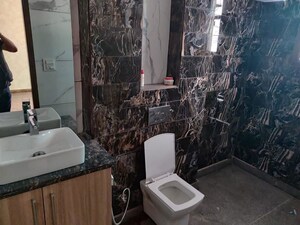 Bathroom in 3 BHK Builder Floor at Unitech South City II, Sector 50 – for Rent