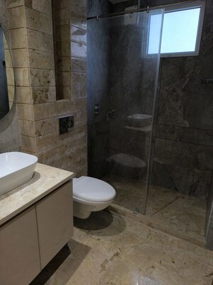 Bathroom in 3 BHK Builder Floor at Saket – for Rent