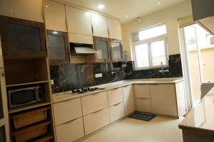 Kitchen in 5 BHK Villa at Shalimar Garden Bay Heights, Iim Road – for Rent