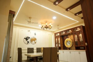 Living Room in 5 BHK Villa at Shalimar Garden Bay Heights, Iim Road – for Rent