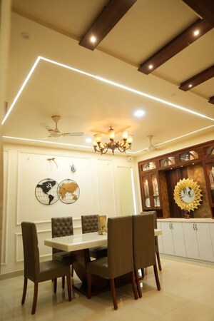 Furnished Amenities in 5 BHK Villa at Shalimar Garden Bay Heights, Iim Road – for Rent