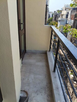 Balcony in 4 BHK Builder Floor at Greater Kailash I – for Rent