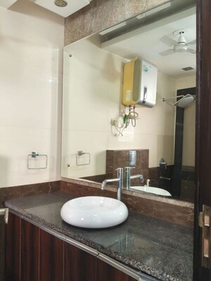 Bathroom in 4 BHK Builder Floor at Greater Kailash I – for Rent