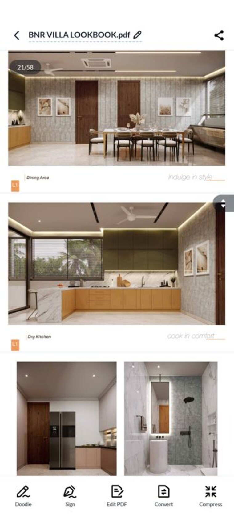 Kitchen, jubilee hills 5 Bedroom 12000 Sq.Ft. Independent House In Jubilee Hills Hyderabad 10613716