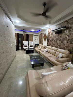 Living Room in 3 BHK Builder Floor at Chittaranjan Park – for Rent