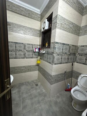 Bathroom in 3 BHK Builder Floor at Chittaranjan Park – for Rent