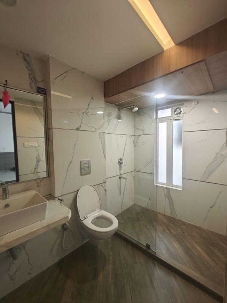 Bathroom, shree-sawan-the-signature 3 Bedroom 1800 Sq.Ft. Apartment In Nerul Navi Mumbai 10613717