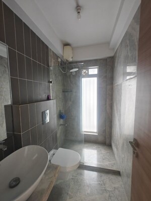 Bathroom in 3 BHK Apartment at Shree Sawan The Signature, Nerul – for Rent
