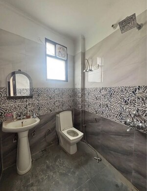 Bathroom in 2 BHK Builder Floor at Khirki Extension – for Sale