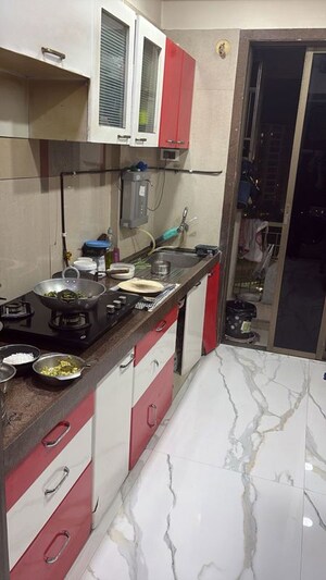 Kitchen in 2 BHK Apartment at Goodwill Paradise, Kharghar – for Sale