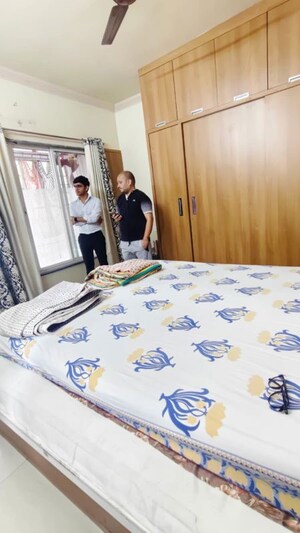 Bedroom in 3 BHK Apartment at Raheja Vistas Phase 1, Mohammadwadi – for Rent