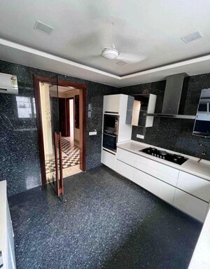 Kitchen in 4 BHK Builder Floor at Panchsheel Park – for Rent