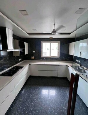 Kitchen in 4 BHK Builder Floor at Panchsheel Park – for Rent