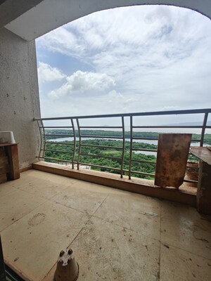 Balcony in 3 BHK Apartment at Tulsi Sagar, Nerul – for Rent