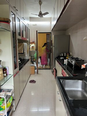 Kitchen in 2 BHK Apartment at Karam Shetra CHS, Sion East – for Rent